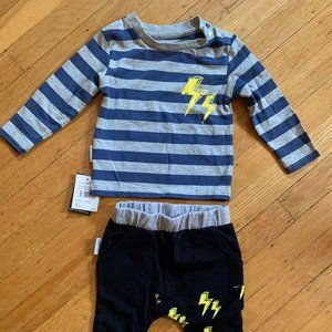Tiny Tribe adorable two-piece set NWT